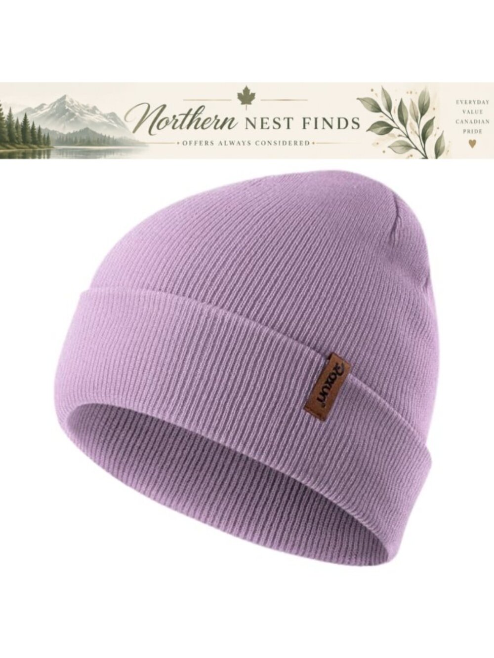 Knit Beanie Soft Warm Winter Hat Unisex Stretch Stocking Cap